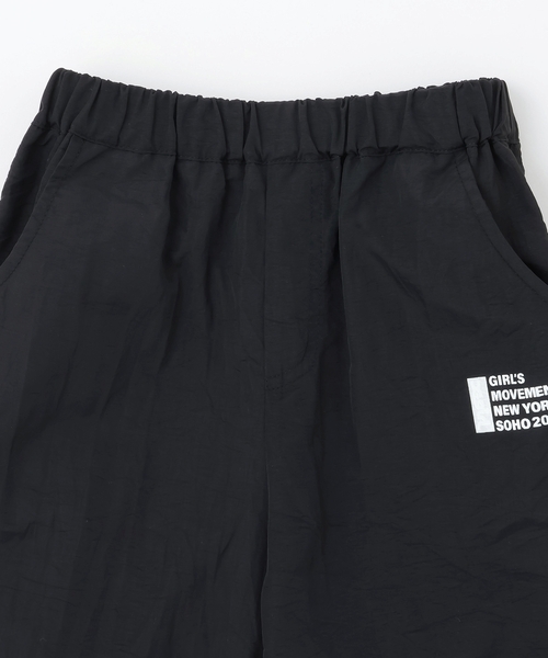 X-girl Stages（エックスガールステージス）の「サイドジップ開き配色パンツ（その他パンツ・キッズ・ブラック/カーキ・140cm/130cm/110cm/120cm）」の4枚目の写真