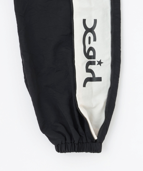 X-girl Stages（エックスガールステージス）の「サイドジップ開き配色パンツ（その他パンツ・キッズ・ブラック/カーキ・140cm/130cm/110cm/120cm）」の8枚目の写真