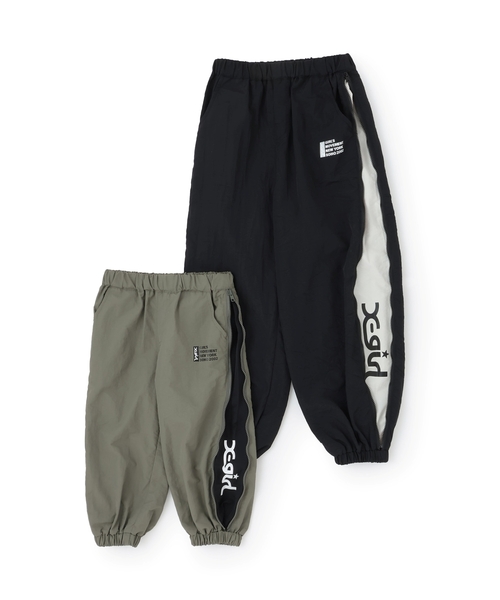 X-girl Stages（エックスガールステージス）の「サイドジップ開き配色パンツ（その他パンツ・キッズ・ブラック/カーキ・140cm/130cm/110cm/120cm）」の11枚目の写真