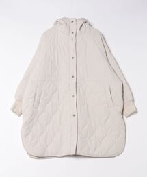 URBAN ISLAND SOCIETY（アーバンアイランドソサエティ）の「【URBAN ISLAND SOCIETY/アーバンアイランドソサエティ】UIS QUILT JACKET/キルティングコート フード付き ロング丈 カジュアル アウター（その他アウター）」