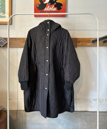 【URBAN ISLAND SOCIETY/アーバンアイランドソサエティ】UIS QUILT JACKET/キルティングコート フード付き ロング丈 カジュアル アウター
