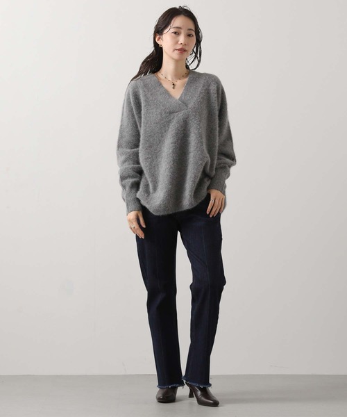 セール】FOXヤクVネックワイドニット（ニット/セーター）｜Gready