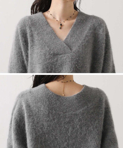 セール】FOXヤクVネックワイドニット（ニット/セーター）｜Gready