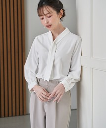 IKKA LOUNGE（イッカラウンジ）の「ボータイデザインブラウス（シャツ/ブラウス）」