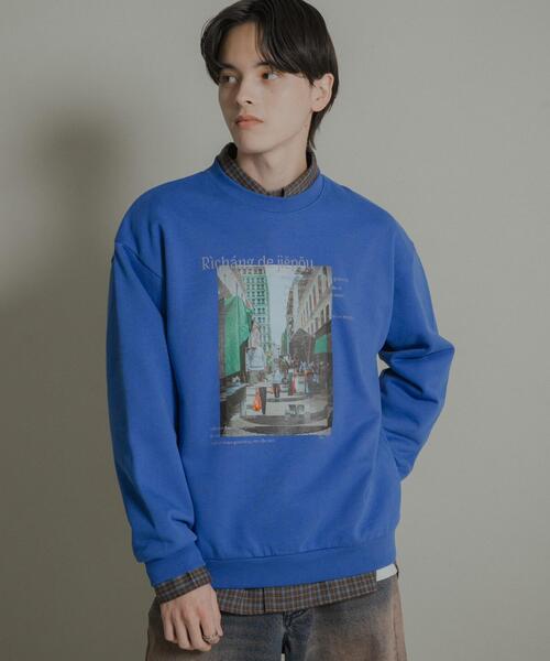 セール】City graphic crew-neck Sweat（スウェット）｜SENSE OF PLACE