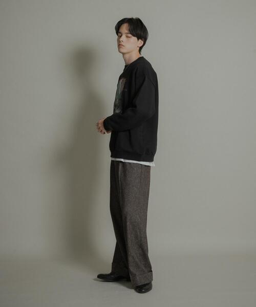 SENSE OF PLACE by URBAN RESEARCH（センスオブプレイスバイアーバンリサーチ）の「City graphic crew-neck Sweat（スウェット・メンズ・ブラック/ブルー/グレー・LARGE/MEDIUM）」の9枚目の写真