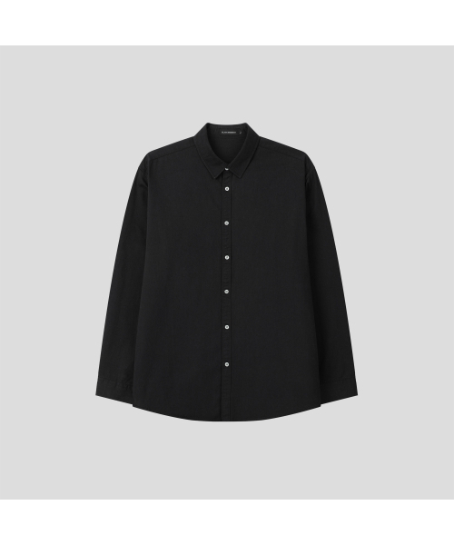 BLACK MOMENT（ブラックモーメント）の「スタンダードフィットコットンシャツ[ベージュ]（シャツ/ブラウス・メンズ・ベージュ・MEDIUM/LARGE）」の6枚目の写真