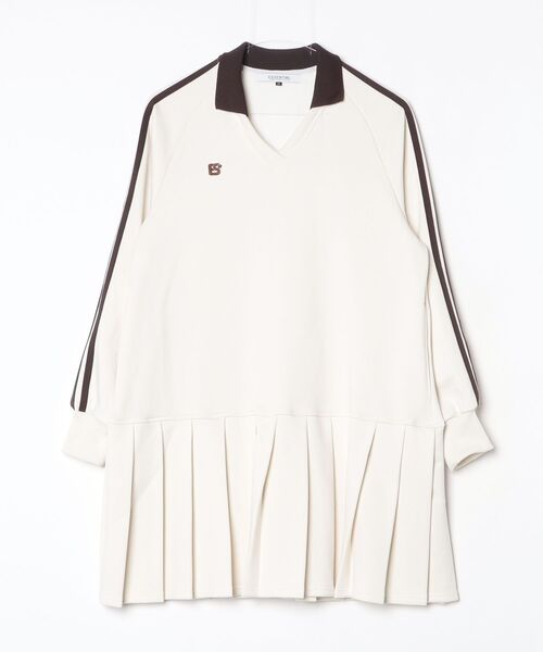 DOUBLE STANDARD CLOTHING(ダブルスタンダードクロージング)の「プリーツジャージワンピース(ワンピース・レディース・ブラック/オフホワイト・36/38)」の14枚目の写真