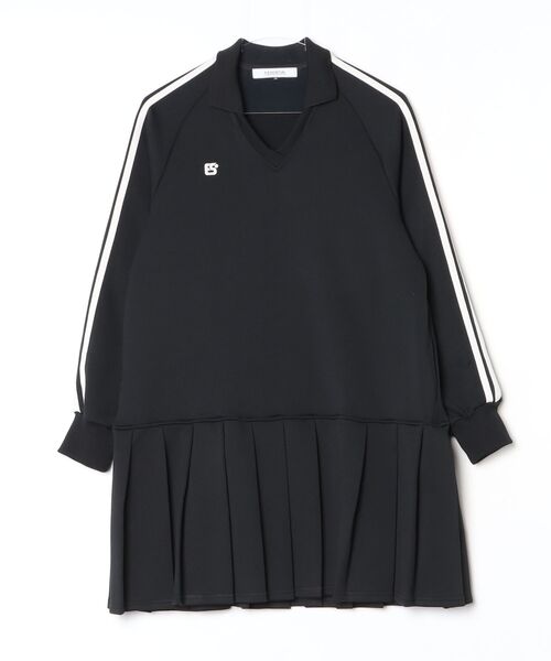 DOUBLE STANDARD CLOTHING(ダブルスタンダードクロージング)の「プリーツジャージワンピース(ワンピース・レディース・ブラック/オフホワイト・36/38)」の15枚目の写真