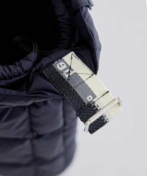 beautiful people（ビューティフルピープル）の「【beautiful people×THE TOKYO/ビューティフルピープル×ザトウキョウ】別注 mini tote shoulder bag/ミニトートショルダーバッグ/ナイロン/巾着バッグ（ショルダーバッグ・レディース・ブラック/カーキ/グレー・FREE）」の4枚目の写真