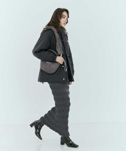 beautiful people（ビューティフルピープル）の「【beautiful people×THE TOKYO/ビューティフルピープル×ザトウキョウ】別注 mini tote shoulder bag/ミニトートショルダーバッグ/ナイロン/巾着バッグ（ショルダーバッグ・レディース・ブラック/カーキ/グレー・FREE）」の13枚目の写真