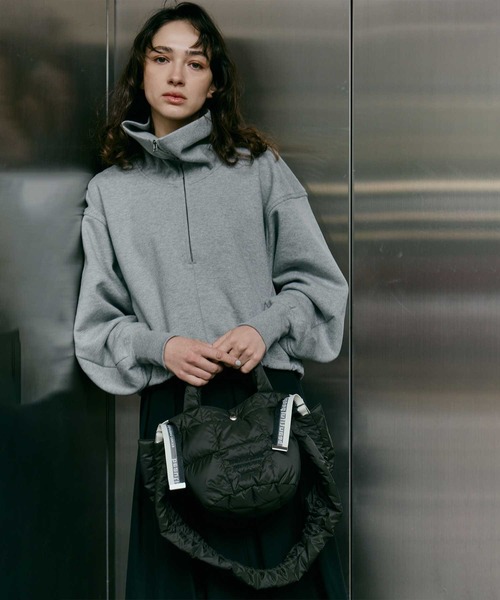 beautiful people（ビューティフルピープル）の「【beautiful people×THE TOKYO/ビューティフルピープル×ザトウキョウ】別注 mini tote shoulder bag/ミニトートショルダーバッグ/ナイロン/巾着バッグ（ショルダーバッグ・レディース・ブラック/カーキ/グレー・FREE）」の20枚目の写真