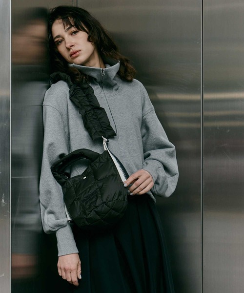 beautiful people（ビューティフルピープル）の「【beautiful people×THE TOKYO/ビューティフルピープル×ザトウキョウ】別注 mini tote shoulder bag/ミニトートショルダーバッグ/ナイロン/巾着バッグ（ショルダーバッグ・レディース・ブラック/カーキ/グレー・FREE）」の22枚目の写真