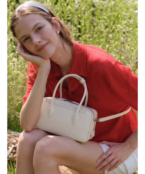 DEMERIEL(ドゥメリエル)の「Bowling Bag Medium Ivory(メッセンジャーバッグ・レディース・その他・FREE)」の3枚目の写真
