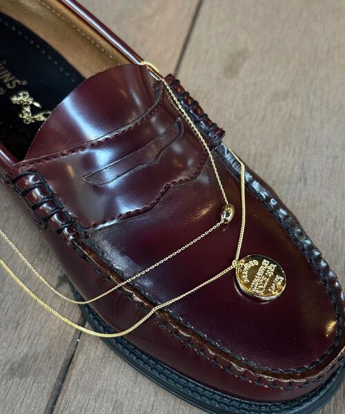 le.coeur blanc（ルクールブラン）の「O サークルモチーフ2連ネックレス（ネックレス・レディース・ゴールド・FREE）」の3枚目の写真