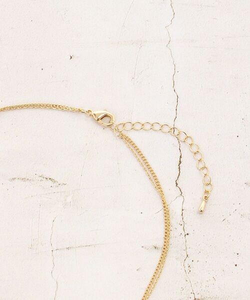 le.coeur blanc（ルクールブラン）の「O サークルモチーフ2連ネックレス（ネックレス・レディース・ゴールド・FREE）」の9枚目の写真