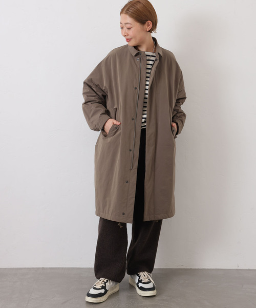 JOURNAL STANDARD LUXE(ジャーナルスタンダード ラックス)の「ウェザースタンドカラーコート(その他アウター・レディース・ブラック/カーキ・FREE)」の15枚目の写真