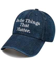 WICK（ウィック）の「That matter Denim Ball Cap-Indigo Blue（キャップ）」