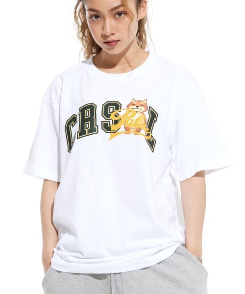 CREAM SODA LAB(クリームソーダラボ)の「マルチアーク半袖Tシャツホワイトグリーン(Tシャツ/カットソー・メンズ・その他・MEDIUM/X-LARGE/XX-LARGE/LARGE)」の1枚目の写真
