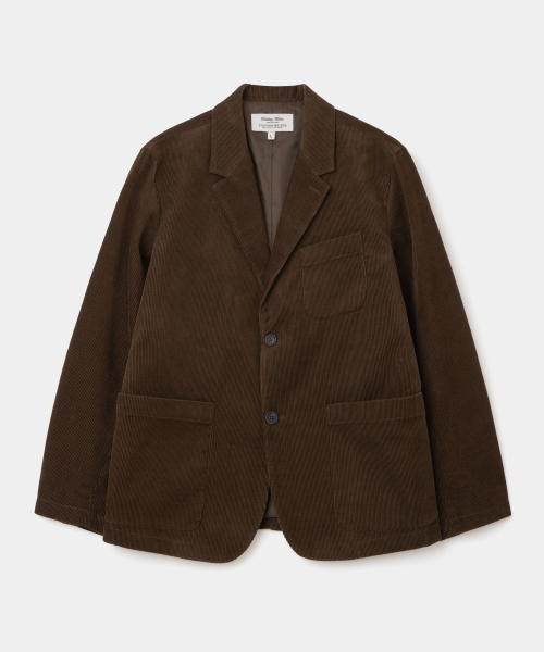 UNIFORM BRIDGE(ユニフォームブリッジ)の「corduroy blazer jacket brown(テーラードジャケット・メンズ・その他・LARGE/X-LARGE/XX-LARGE/MEDIUM)」の1枚目の写真