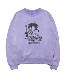 HAIGHT（ヘイト）の「ヘイト [HAIGHT] × グラインドロッジ [GRINDLODGE] - クルーネックスウェット トレーナー [HTGL-253002 LOCAL SERVICE PIGMENT DYE SWEAT ft.GRINDLODGE]（スウェット）」