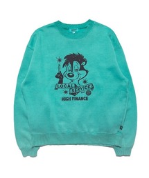 HAIGHT（ヘイト）の「ヘイト [HAIGHT] × グラインドロッジ [GRINDLODGE] - クルーネックスウェット トレーナー [HTGL-253002 LOCAL SERVICE PIGMENT DYE SWEAT ft.GRINDLODGE]（スウェット）」