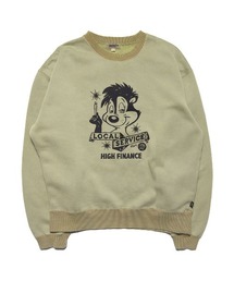 HAIGHT（ヘイト）の「ヘイト [HAIGHT] × グラインドロッジ [GRINDLODGE] - クルーネックスウェット トレーナー [HTGL-253002 LOCAL SERVICE PIGMENT DYE SWEAT ft.GRINDLODGE]（スウェット）」