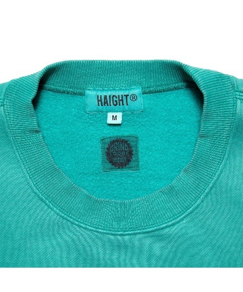 HAIGHT（ヘイト）の「ヘイト [HAIGHT] × グラインドロッジ [GRINDLODGE] - クルーネックスウェット トレーナー [HTGL-253002 LOCAL SERVICE PIGMENT DYE SWEAT ft.GRINDLODGE]（スウェット・メンズ・ブルー/サンドベージュ/パープル・MEDIUM/LARGE）」の11枚目の写真