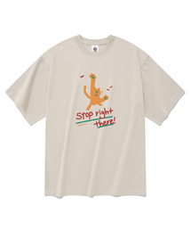 ストップタンジェリン 半袖Tシャツ ベージュ