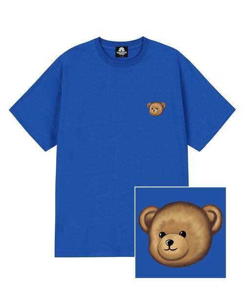 TRIPSHION(トリップション)の「SMALL BEAR FACE Tシャツ - ブルー(Tシャツ/カットソー・メンズ・その他・LARGE/MEDIUM/X-LARGE)」の1枚目の写真