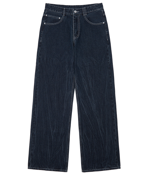 DECET(デケト)の「Mid Rise Wide Jeans DCPT027CRDBlue(デニムパンツ・レディース・その他・26/28/30/32/34)」の7枚目の写真