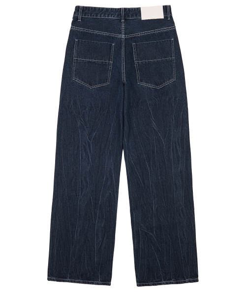 DECET(デケト)の「Mid Rise Wide Jeans DCPT027CRDBlue(デニムパンツ・レディース・その他・26/28/30/32/34)」の8枚目の写真
