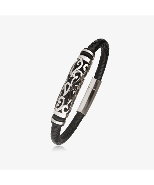 ヌワールレザー メンズ ブレスレット