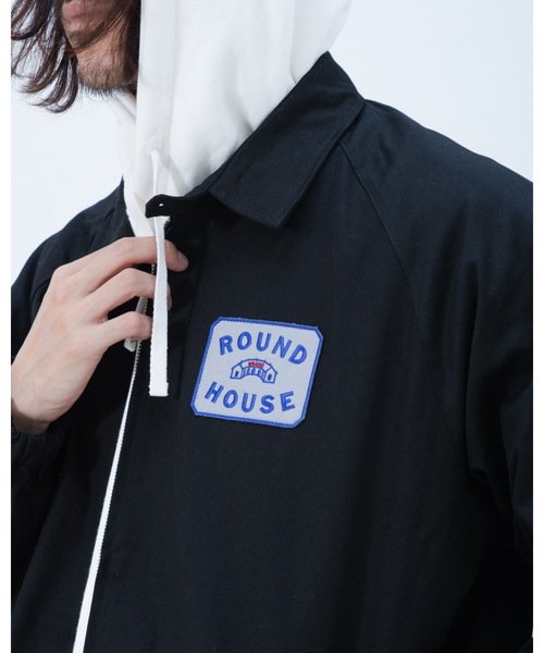 ROUND HOUSE(ラウンドハウス)の「【ROUND HOUSE/ラウンドハウス】 Cotton Houndstooth Jacket(ブルゾン・メンズ・ネイビー/ブラック/ブラウン・X-LARGE/LARGE/MEDIUM)」の19枚目の写真