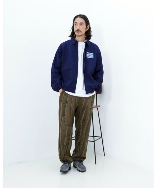 ROUND HOUSE(ラウンドハウス)の「【ROUND HOUSE/ラウンドハウス】 Cotton Houndstooth Jacket(ブルゾン・メンズ・ネイビー/ブラック/ブラウン・X-LARGE/LARGE/MEDIUM)」の9枚目の写真