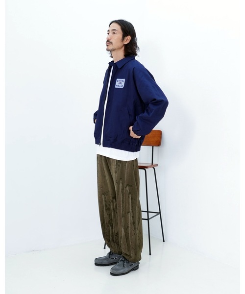 ROUND HOUSE(ラウンドハウス)の「【ROUND HOUSE/ラウンドハウス】 Cotton Houndstooth Jacket(ブルゾン・メンズ・ネイビー/ブラック/ブラウン・X-LARGE/LARGE/MEDIUM)」の10枚目の写真
