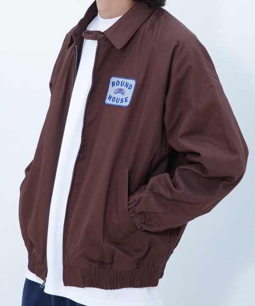 ROUND HOUSE(ラウンドハウス)の「【ROUND HOUSE/ラウンドハウス】 Cotton Houndstooth Jacket(ブルゾン・メンズ・ネイビー/ブラック/ブラウン・X-LARGE/LARGE/MEDIUM)」の7枚目の写真