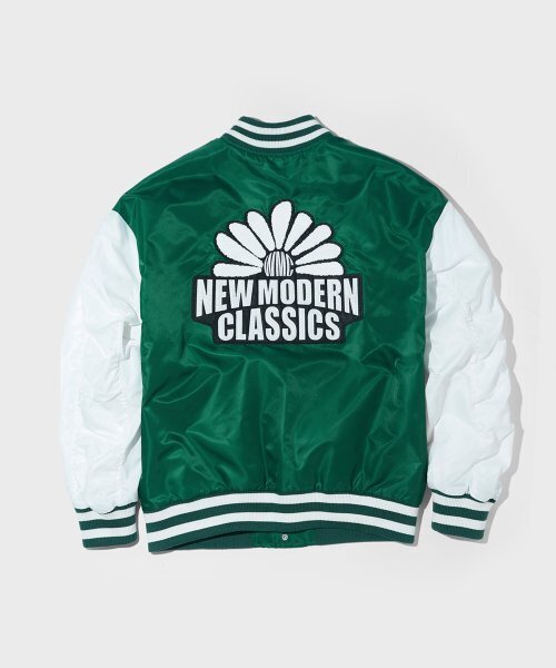 WMC(ダブリューエムシー)の「ニューモダンバスティジャケット_GREEN(スタジャン・レディース・グリーン・MEDIUM/LARGE/X-LARGE)」の3枚目の写真