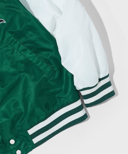 WMC(ダブリューエムシー)の「ニューモダンバスティジャケット_GREEN(スタジャン・レディース・グリーン・MEDIUM/LARGE/X-LARGE)」の5枚目の写真