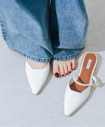 EVOL | 【S-LLサイズ展開・クッション入り】メタルヒールストラップミュール JA5925(サンダル)