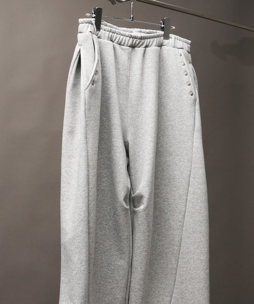 SEQUENZ(シークエンズ)の「【SEQUENZ/シークエンズ】SIDE TACK SWEAT PANTS(スウェットパンツ・メンズ・ピンク/杢グレー/ブルー/ブラック・S/M/L)」の9枚目の写真