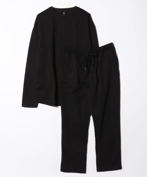 TETERA(テテラ)の「【RS】【TETERA/テテラ】SEN SET UP/ センセットアップ(Tシャツ/カットソー・レディース・ブラック・MEDIUM/X-LARGE)」の1枚目の写真