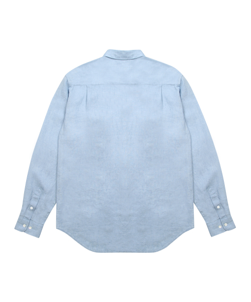 SOLEW(ソル)の「プレミアムリネンシャツ_スカイブルー(シャツ/ブラウス・メンズ・その他・LARGE)」の2枚目の写真
