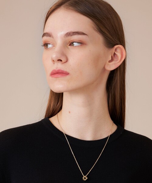 MACKINTOSH LONDON(マッキントッシュ ロンドン)の「【eclat5月号掲載】キューブネックレス(ネックレス・レディース・シルバー/ゴールド・FREE)」の2枚目の写真