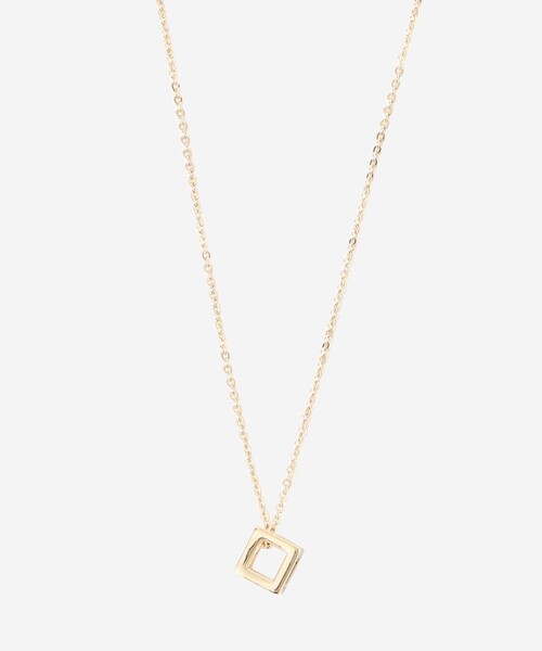MACKINTOSH LONDON(マッキントッシュ ロンドン)の「【eclat5月号掲載】キューブネックレス(ネックレス・レディース・シルバー/ゴールド・FREE)」の3枚目の写真