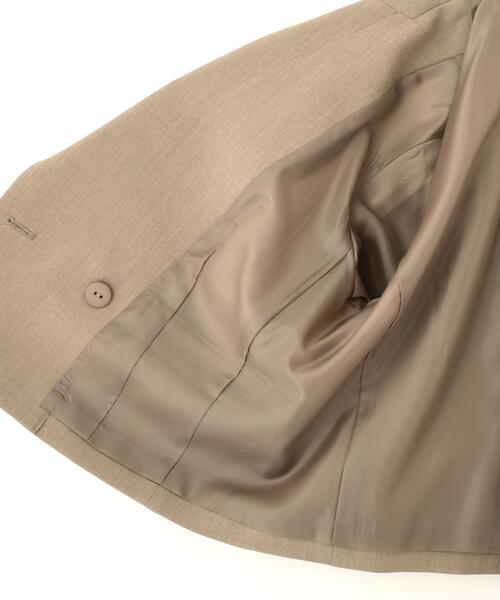 NATURAL BEAUTY BASIC（ナチュラルビューティーベーシック）の「◇クラッシー SETUP ショート丈ジャケット（テーラードジャケット・レディース・カーキ/ブラウン・MEDIUM/SMALL）」の11枚目の写真