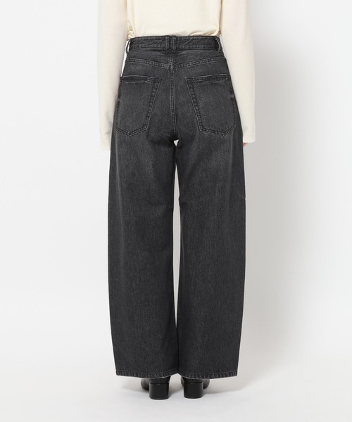 LOWRYS FARM（ローリーズファーム）の「ワイドストレートデニムパンツ　607883（デニムパンツ・レディース・ライトブルー/ブラック/ライトベージュ/ブルー・LARGE/MEDIUM/SMALL）」の17枚目の写真