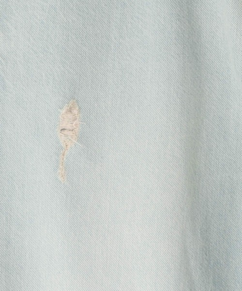 LOWRYS FARM（ローリーズファーム）の「ワイドストレートデニムパンツ　607883（デニムパンツ・レディース・ライトブルー/ブラック/ライトベージュ/ブルー・LARGE/MEDIUM/SMALL）」の9枚目の写真