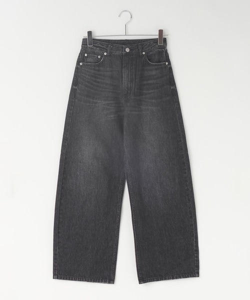 LOWRYS FARM（ローリーズファーム）の「ワイドストレートデニムパンツ　607883（デニムパンツ・レディース・ライトブルー/ブラック/ライトベージュ/ブルー・LARGE/MEDIUM/SMALL）」の21枚目の写真