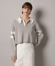 CADUNE（カデュネ）の「衿レースラガーニット（ニット/セーター）」